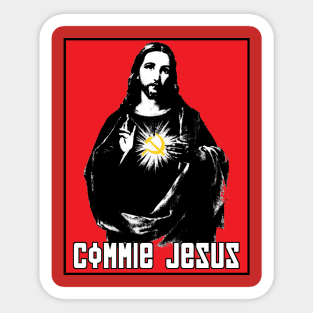 Commie Jesus Sticker